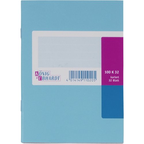 Geschäftsbuch DIN A6, Einband Glanzkarton PVC-kaschiert