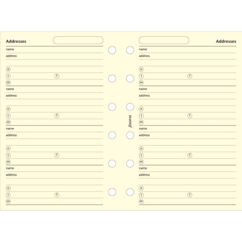 Zeitplan-Einlagen Pocket, filofax®