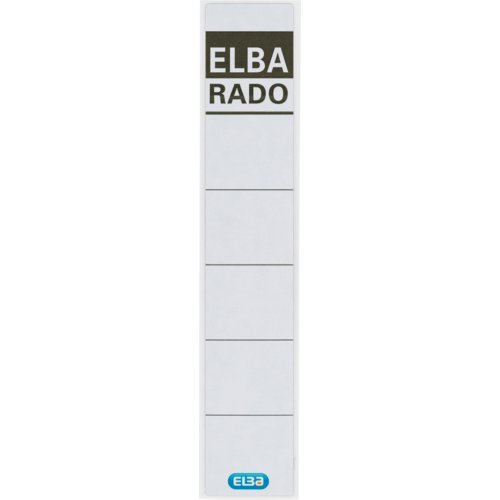 Ordner-Rückenschild kurz/schmal, selbstklebend, ELBA